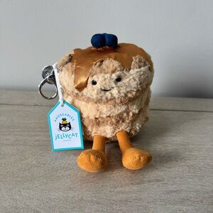Jellycat Fran Pancake Bag Charm NYC Exclusive! NWT! Rare and HTF!!